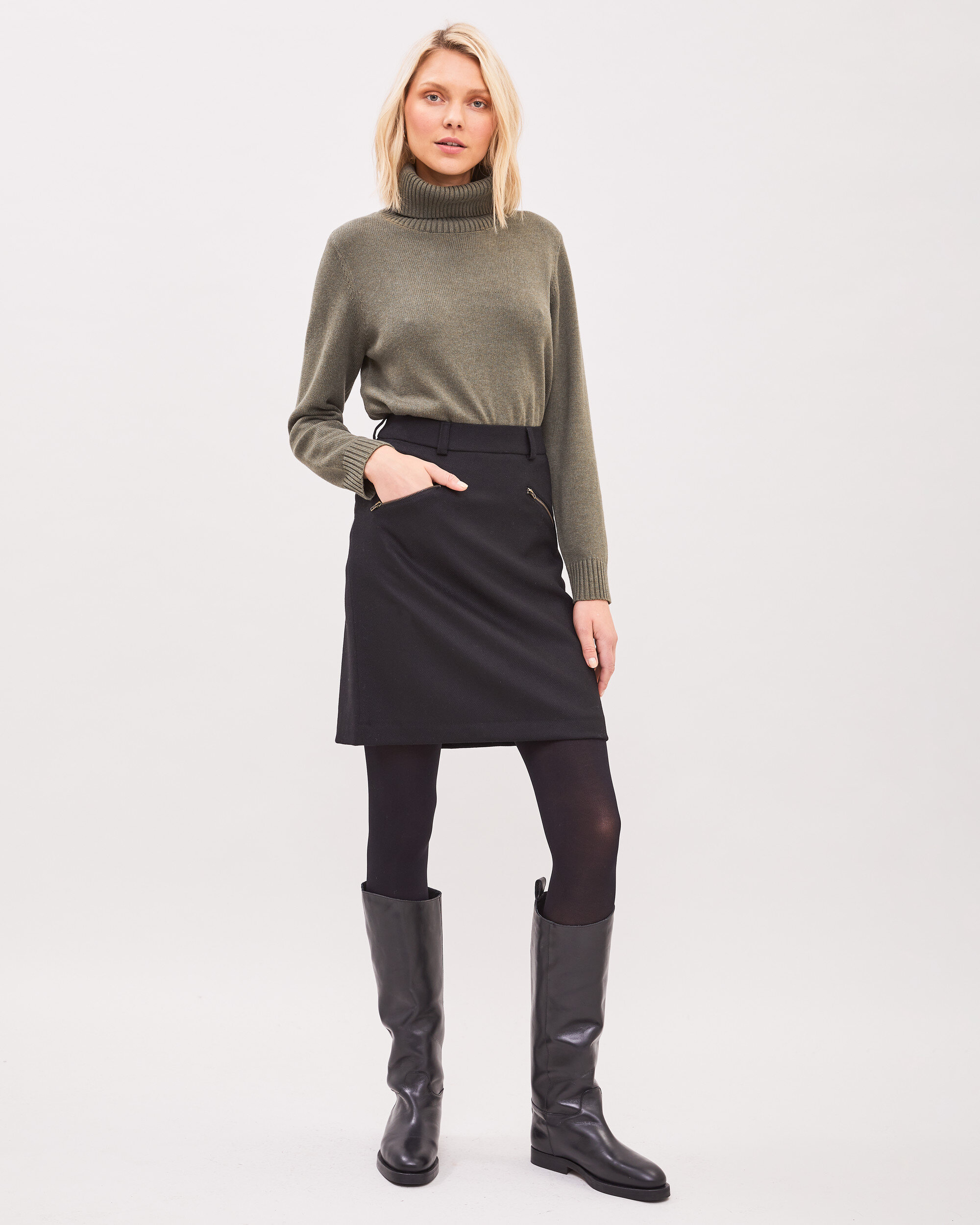 Angelica Tweed Skirt