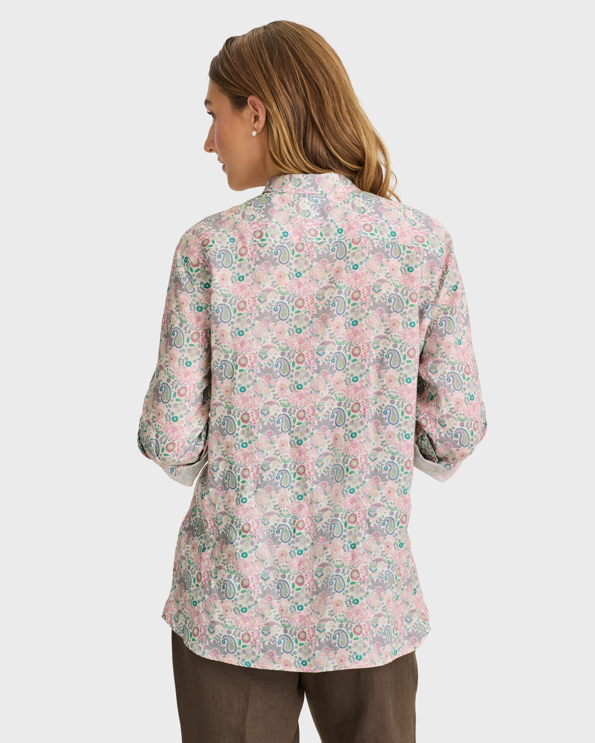 Linneskjorta Elsa Paisley