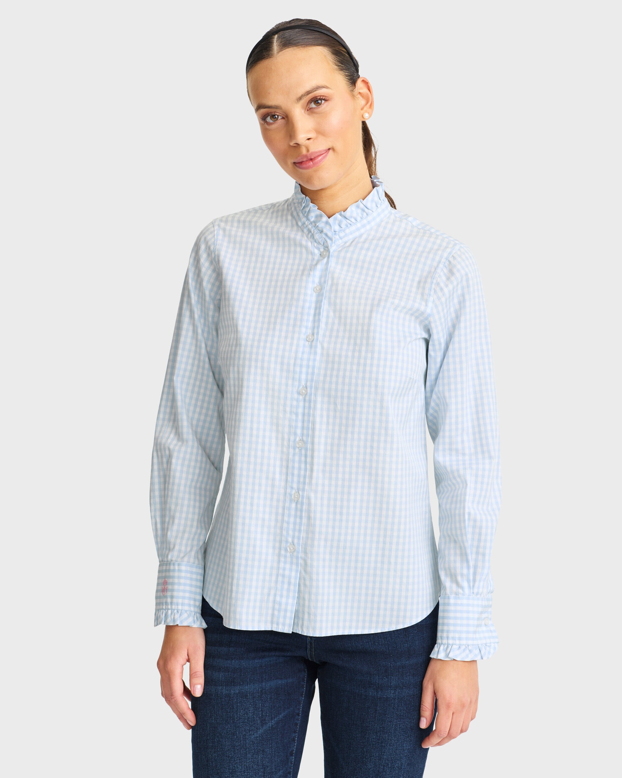 Frillskjorta Gingham