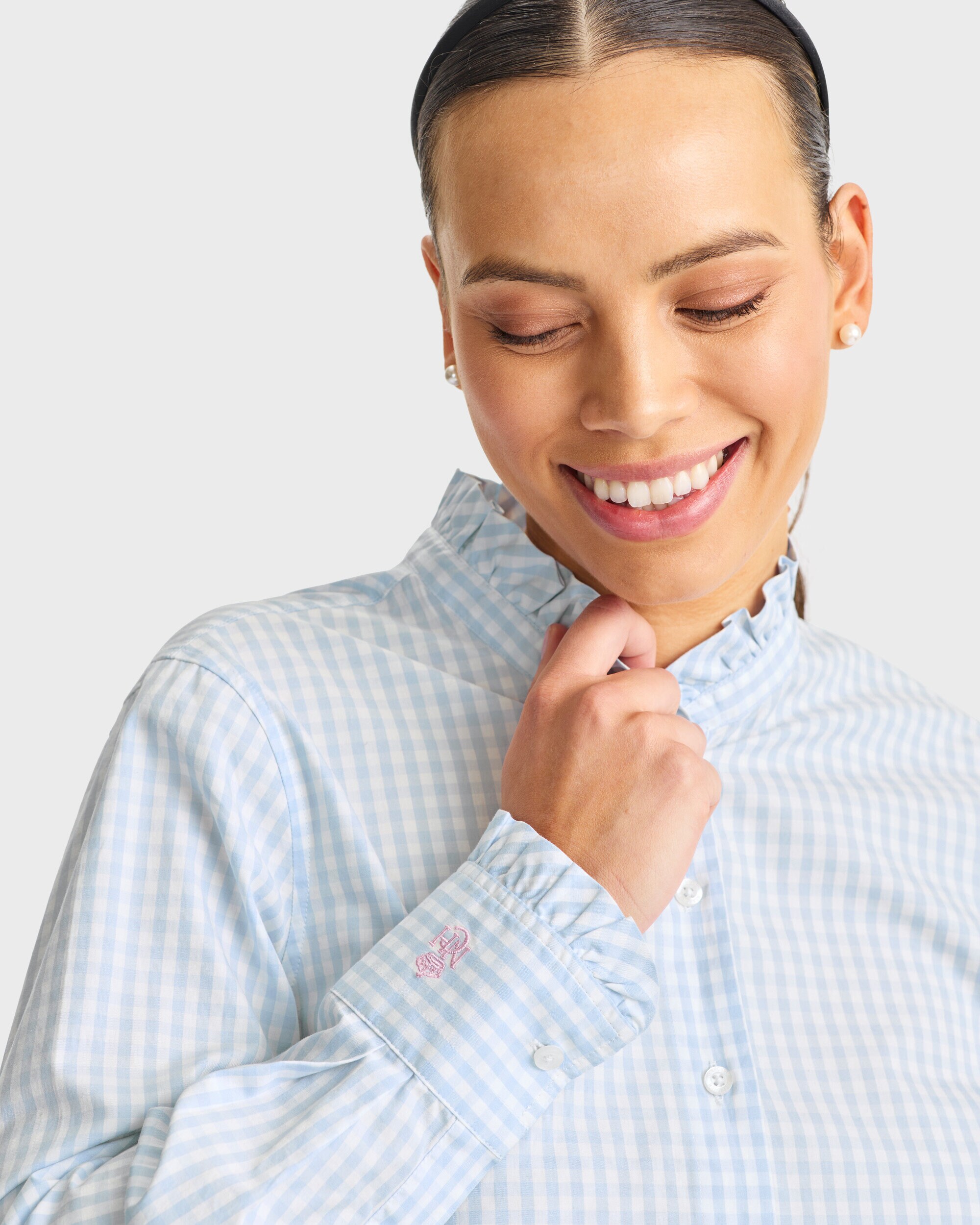 Frillskjorta Gingham