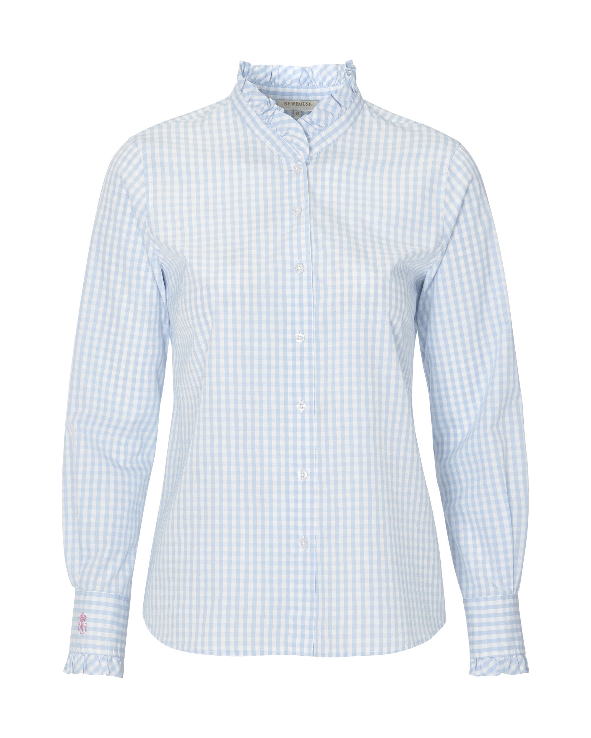 Gingham Frill Shirt