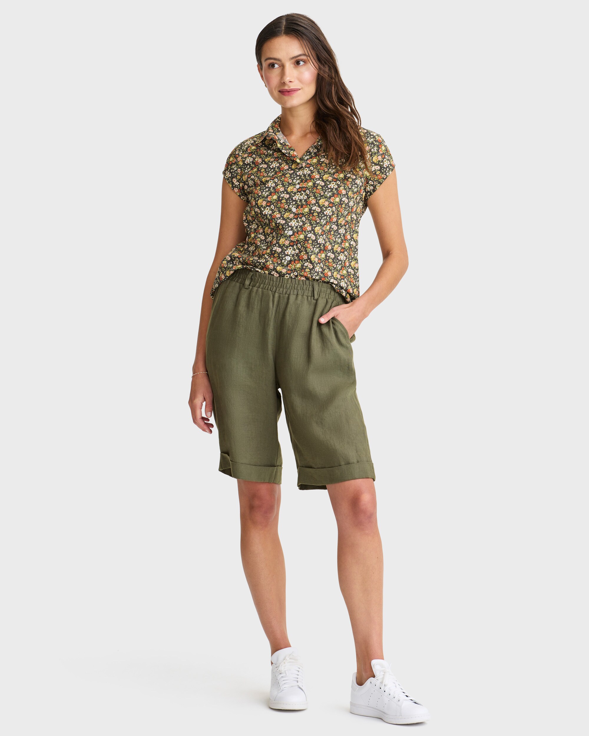 Linneshorts Klara