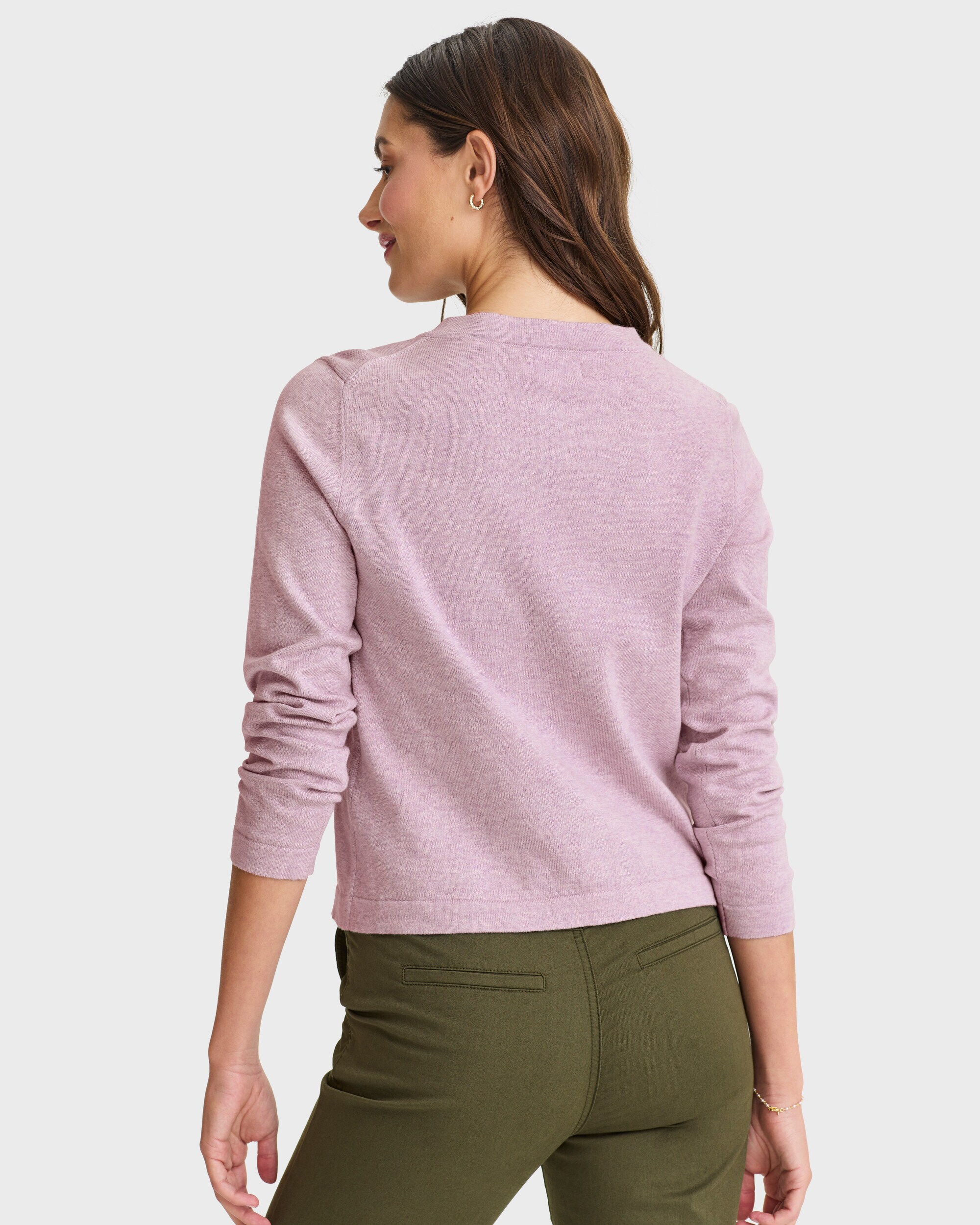 Stickad kofta Violet
