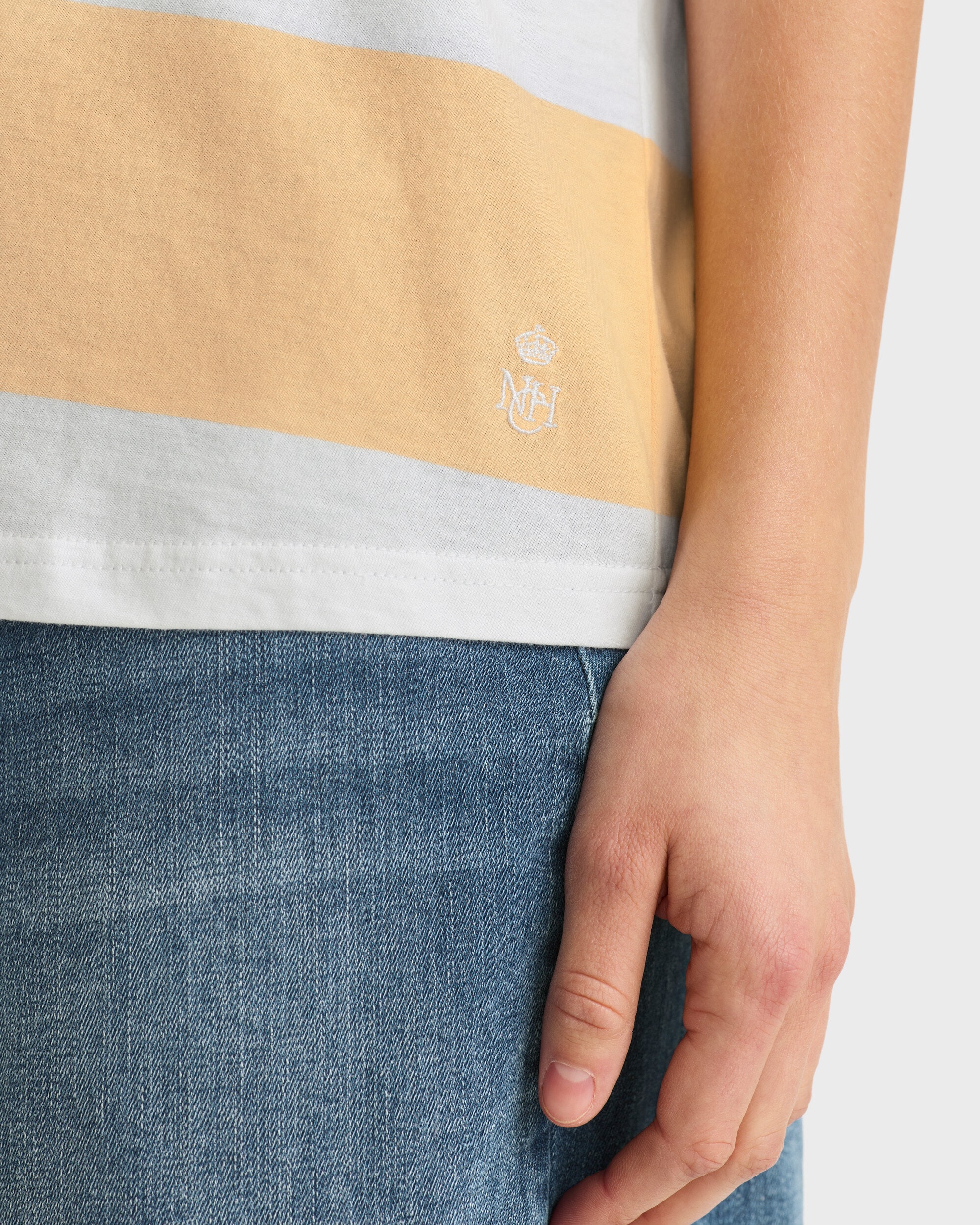 Blockrandig t-shirt Siri