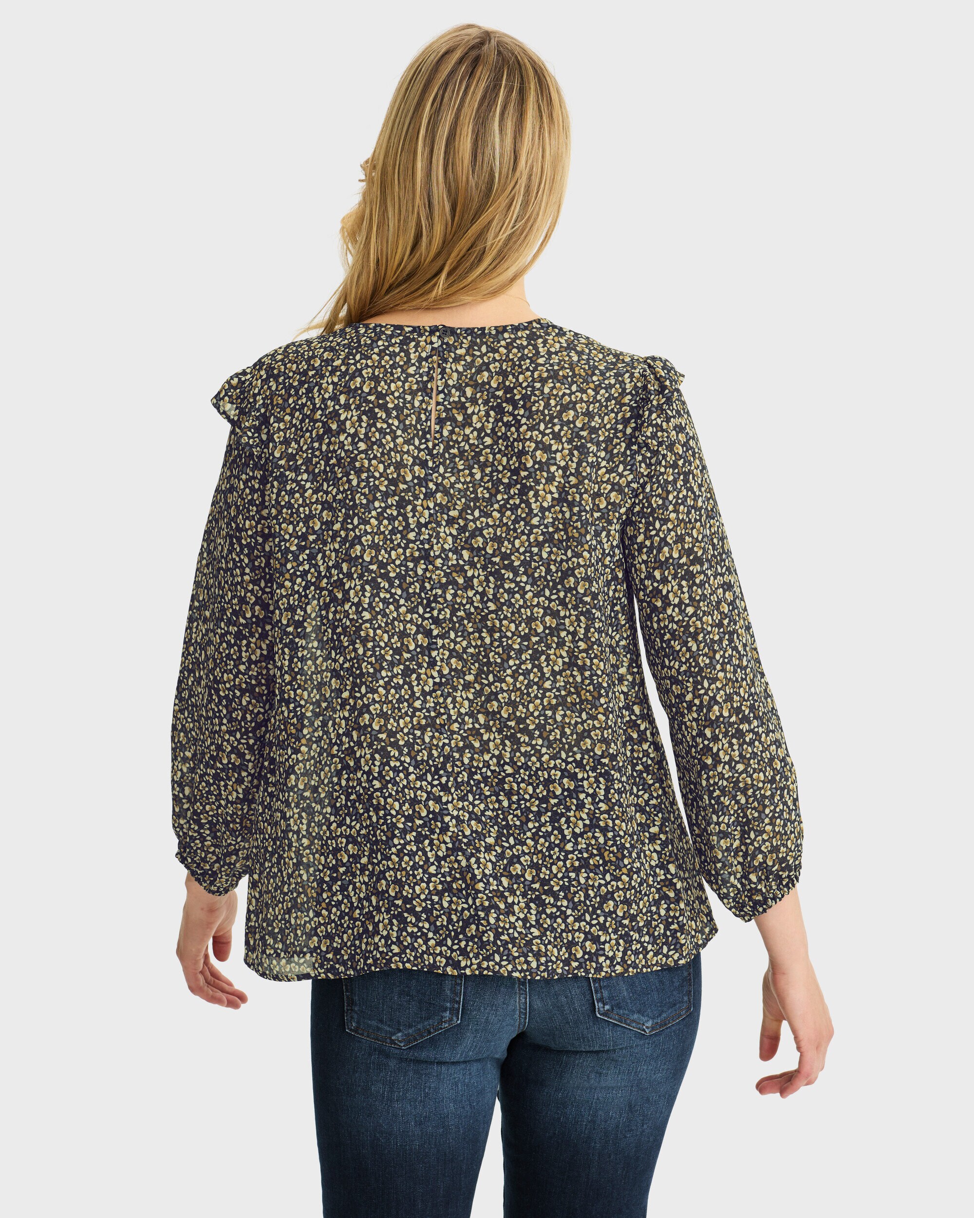 Blus Marie Mini Flower