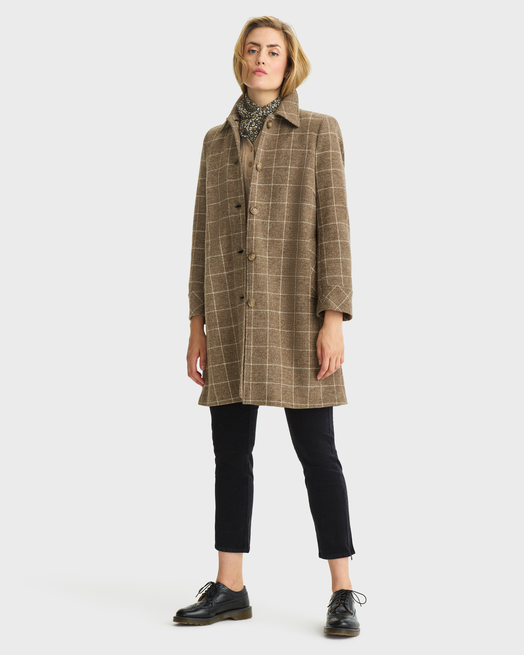 Tweedkappa Annie rutig