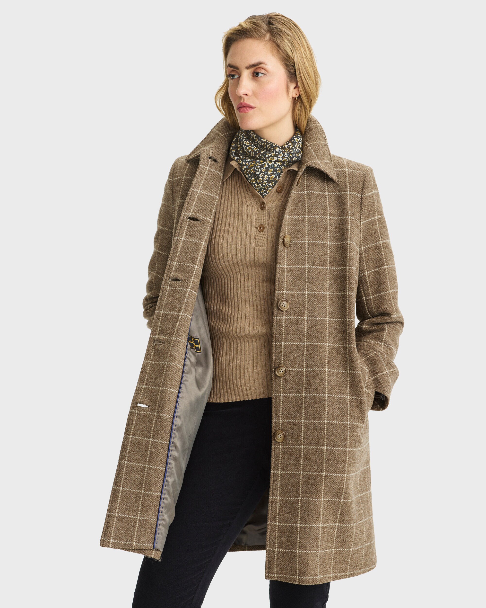 Tweedkappa Annie rutig