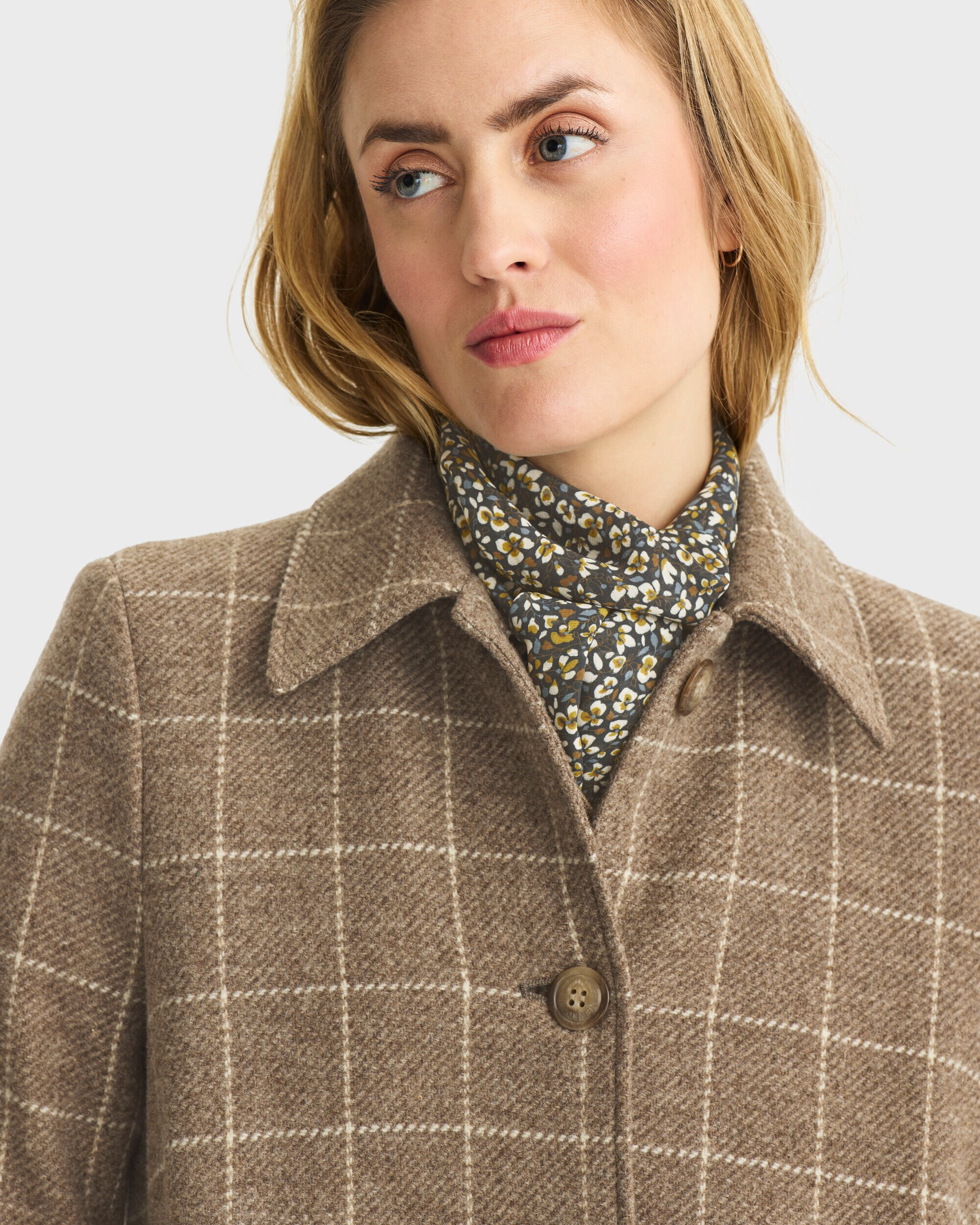 Tweedkappa Annie rutig