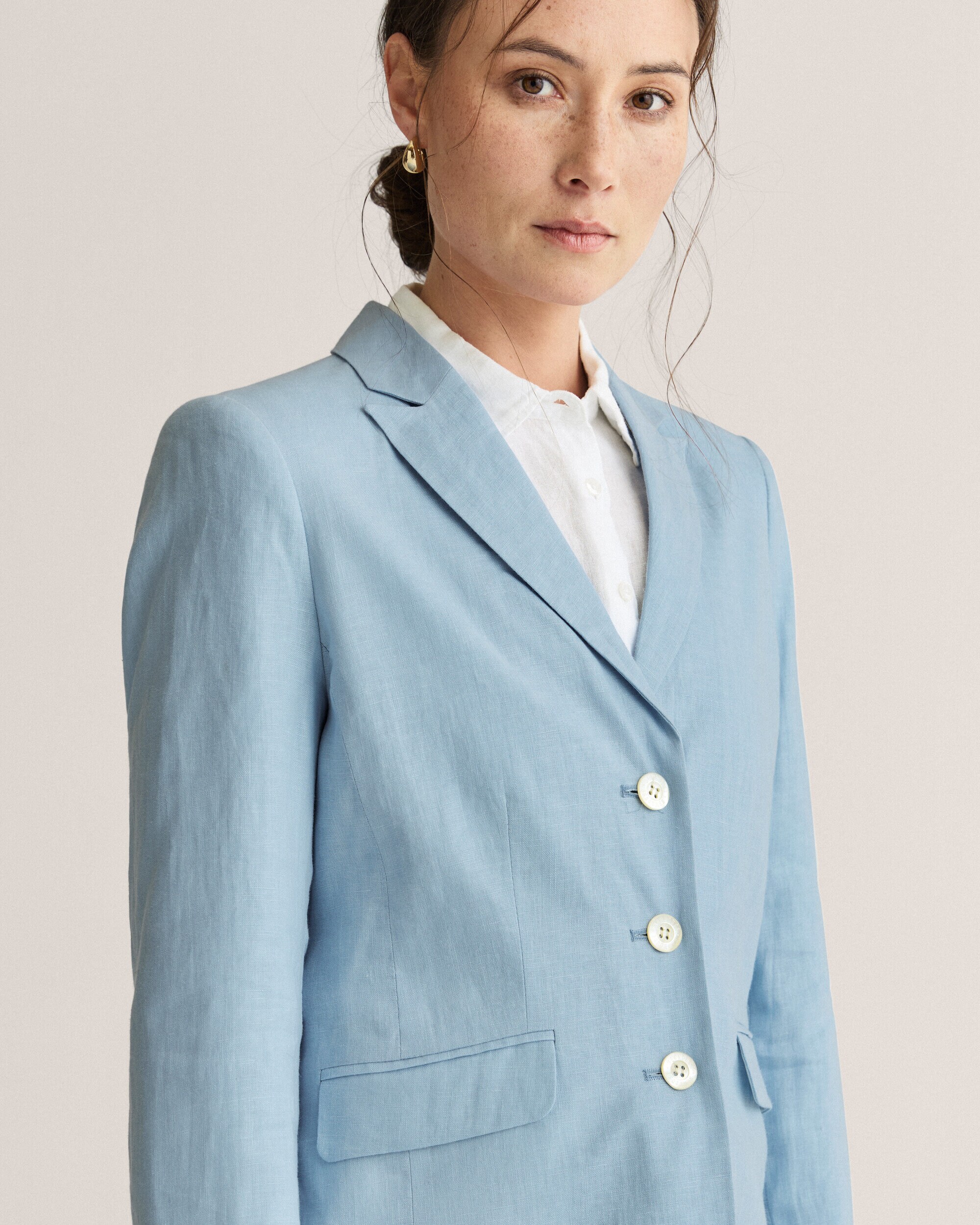 Amanda Linen Blazer